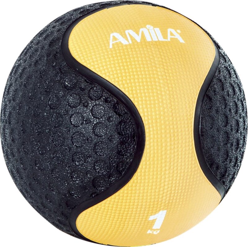 μπάλα amila medicine ball rubber 1kg