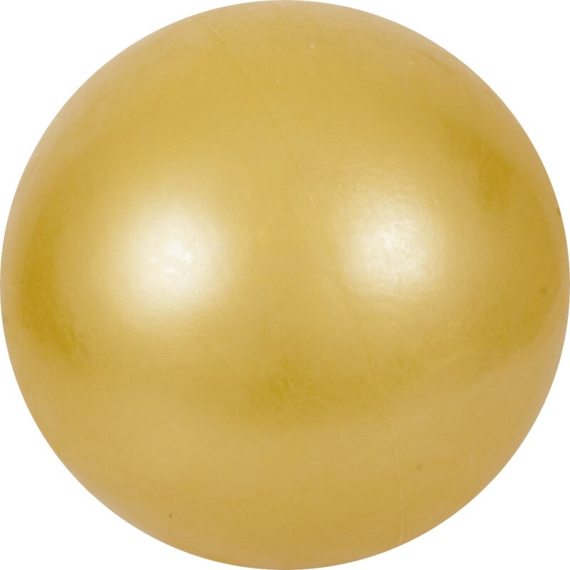 μπάλα ρυθμικής γυμναστικής 19cm fig approved κίτρινη με strass