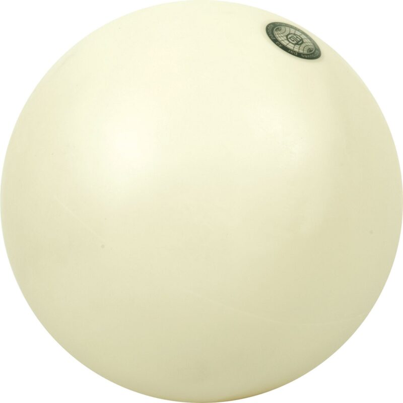 μπάλα ρυθμικής γυμναστικής 19cm άσπρη
